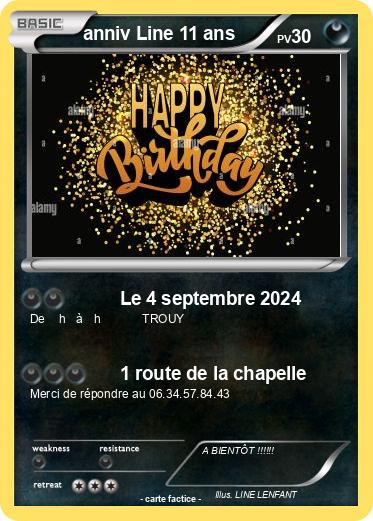 Pokemon anniv Line 11 ans