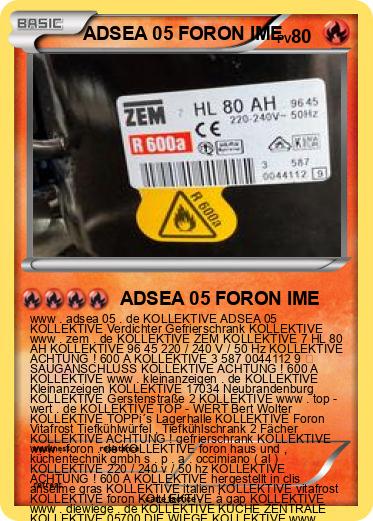 Pokemon ADSEA 05 FORON IME
