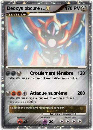 Pokemon Deoxys obcure
