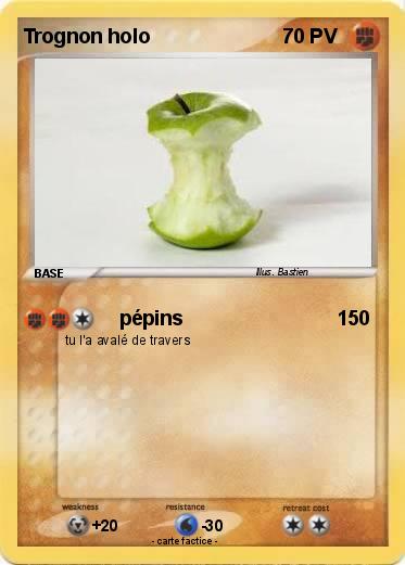 Pokemon Trognon holo