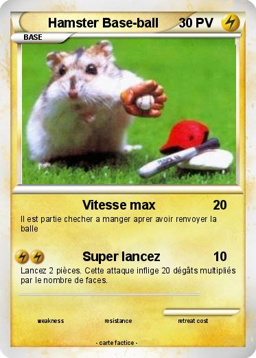 Pokemon Hamster Base-ball
