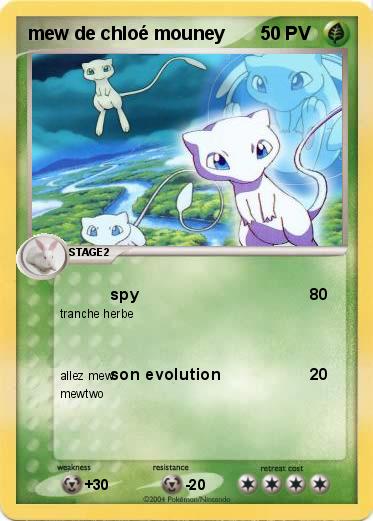 Pokemon mew de chloé mouney