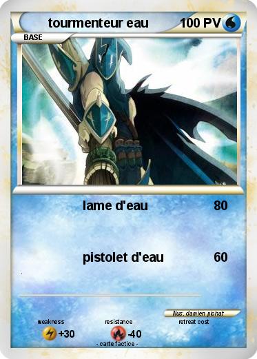 Pokemon tourmenteur eau