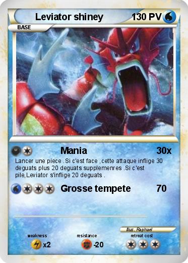 Pokemon Leviator shiney