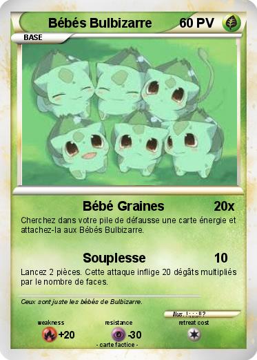 Pokemon Bébés Bulbizarre