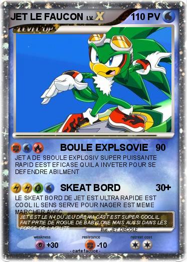 Pokemon JET LE FAUCON