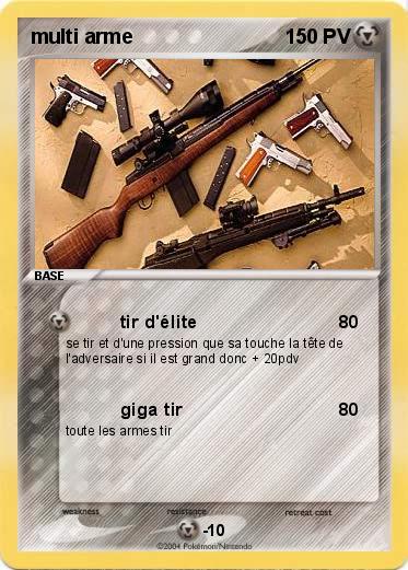 Pokemon multi arme