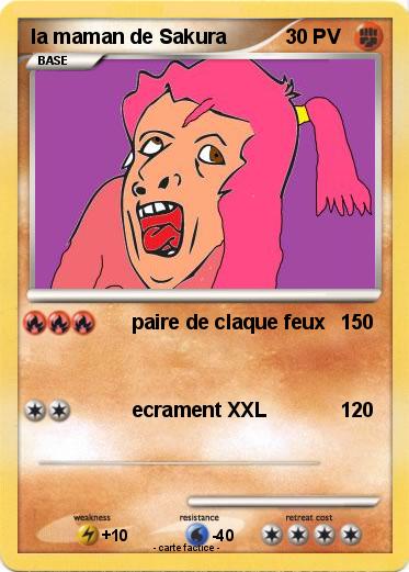 Pokemon la maman de Sakura