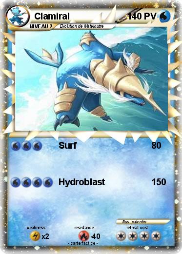 Pokemon Clamiral