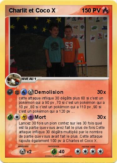 Pokemon Charlit et Coco X