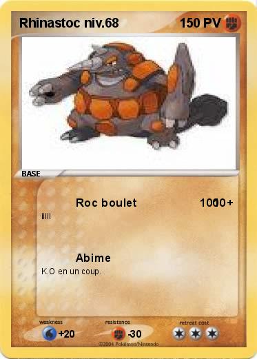 Pokemon Rhinastoc niv.68