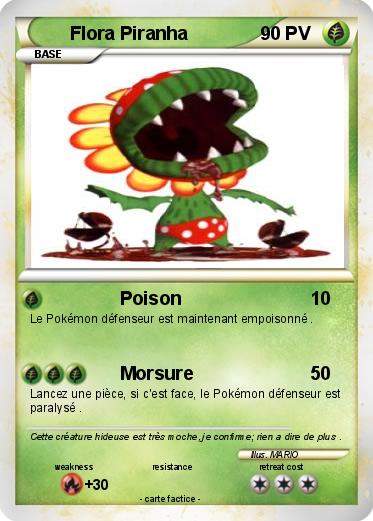 Pokemon Flora Piranha