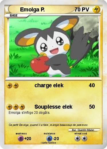 Pokemon Emolga P.