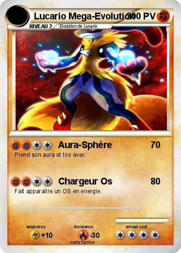 Pokemon Lucario Mega-Evolution