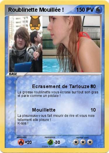 Pokemon Roublinette Mouillée !