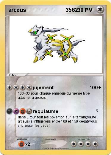 Pokemon arceus                          3562