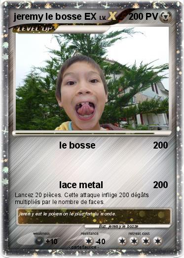 Pokemon jeremy le bosse EX