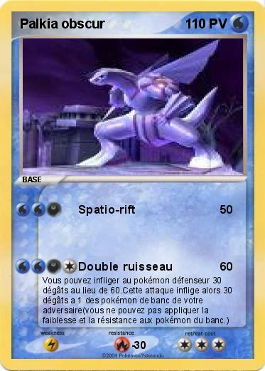 Pokemon Palkia obscur