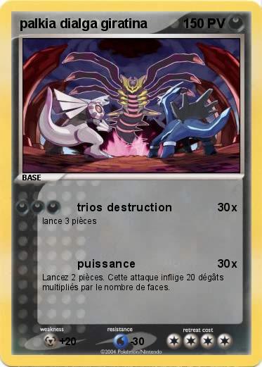 Pokemon palkia dialga giratina