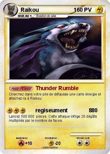 Pokemon Raikou                       1