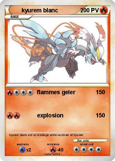 Pokemon kyurem blanc