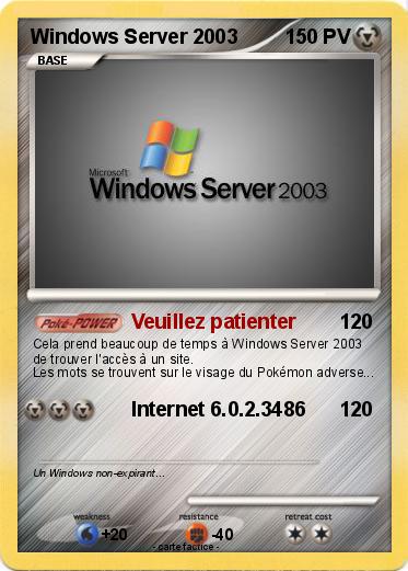 Pokemon Windows Server 2003