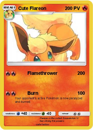 Pokemon Cute Flareon