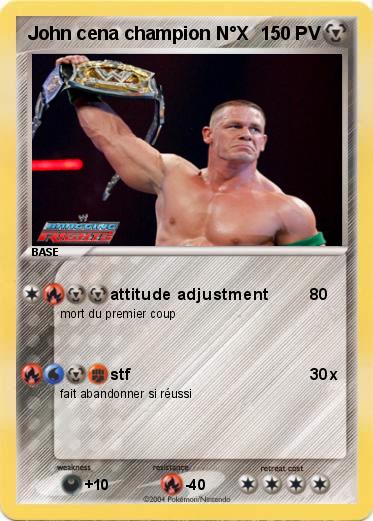 Pokemon John cena champion N°X