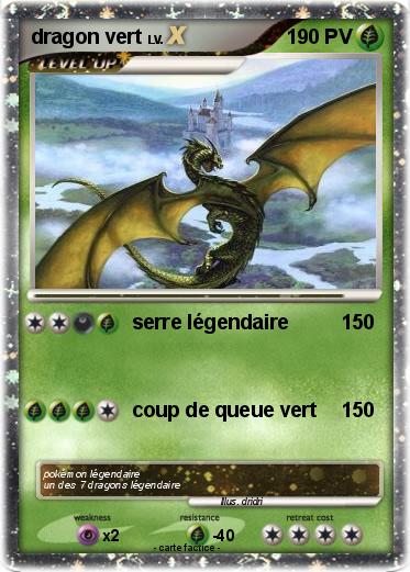 Pokemon dragon vert