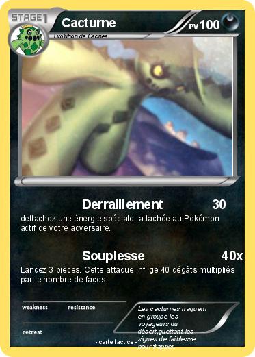 Pokemon Cacturne