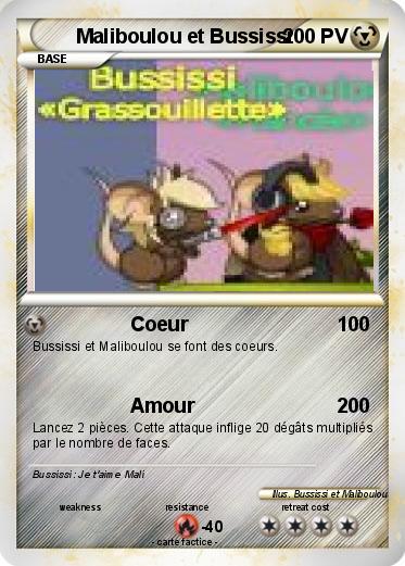 Pokemon Maliboulou et Bussissi