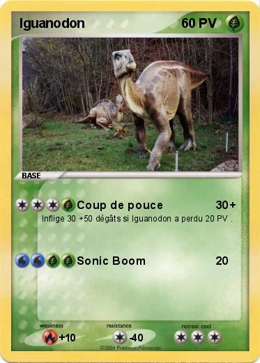 Pokemon Iguanodon 