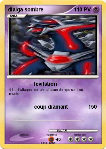 Pokemon dialga sombre