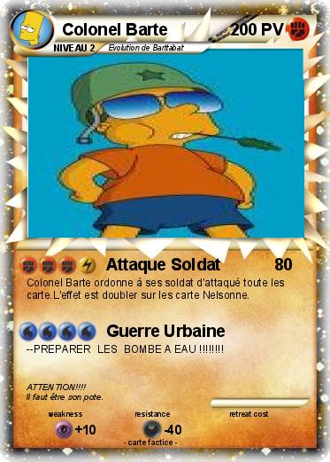 Pokemon Colonel Barte