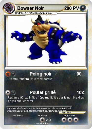 Pokemon Bowser Noir