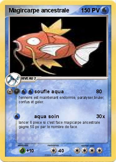 Pokemon Magircarpe ancestrale