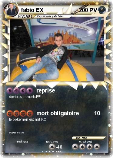 Pokemon fabio EX