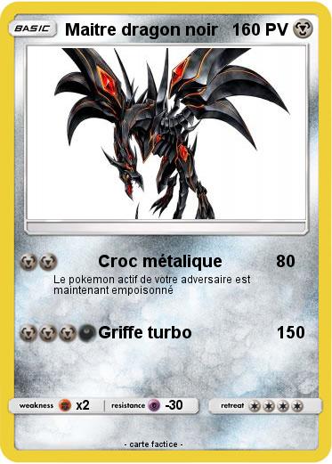 Pokemon Maitre dragon noir