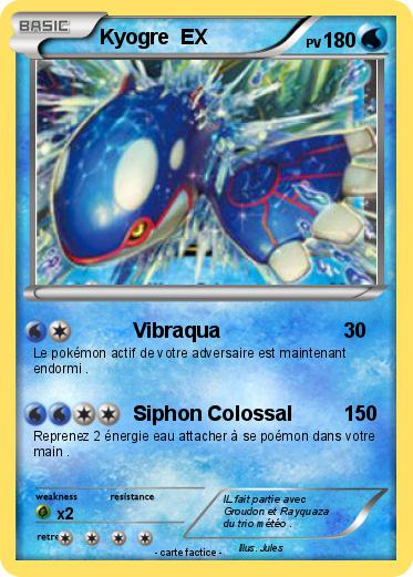 Pokemon Kyogre  EX