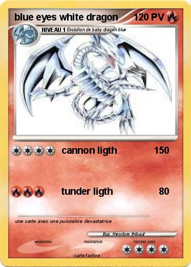 Pokemon blue eyes white dragon