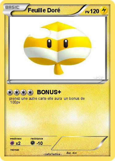 Pokemon Feuille Doré