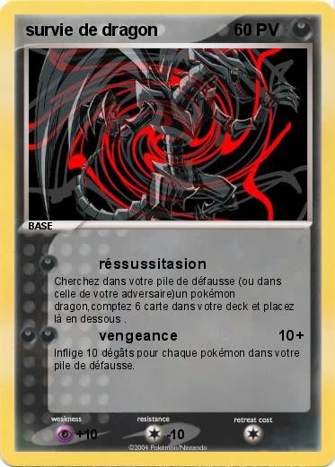 Pokemon survie de dragon