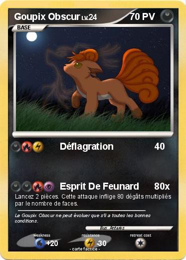Pokemon Goupix Obscur