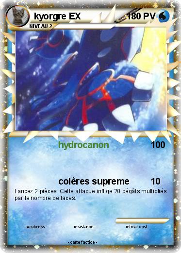 Pokemon kyorgre EX