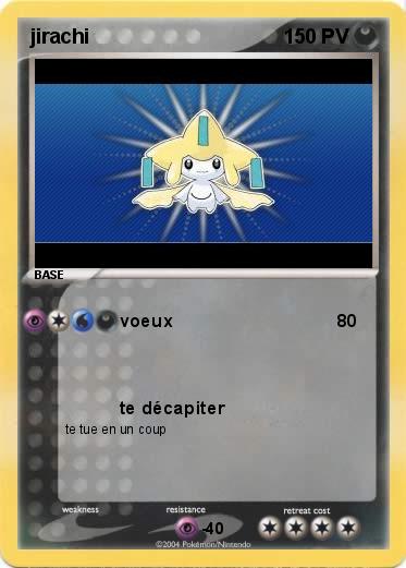 Pokemon jirachi