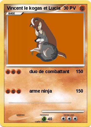 Pokemon Vincent le kogas et Lucia
