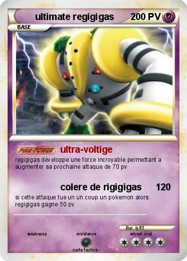Pokemon ultimate regigigas