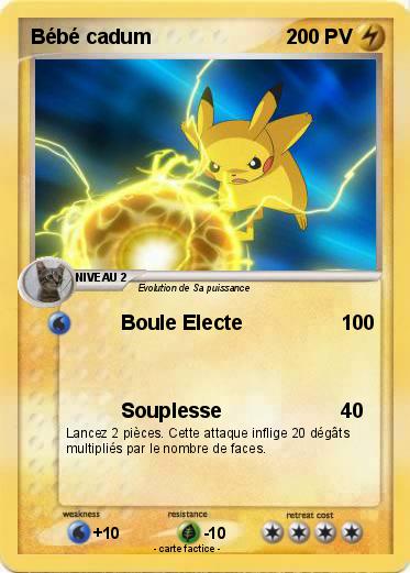 Pokemon Bébé cadum