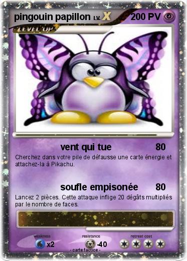 Pokemon pingouin papillon
