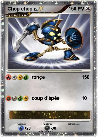 Pokemon Chop chop